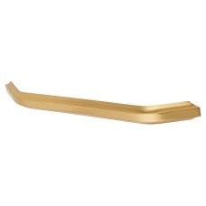 Exel Virgo Bow Cabinet Pull Handle - 224mm Centres - Satin Brass