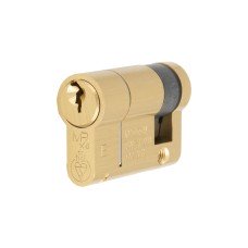 Eurospec 1 Star 6 Pin 46mm Euro Single Cylinder - 36 + 10mm - Satin Brass - Keyed to Differ
