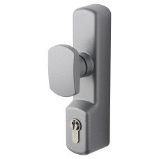 Exidor 326EC Outside Access Device - Oval Knob - Silver