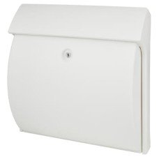 Burg Wachter Classic Plastic Postbox - 375 x 384 x 145mm - White