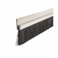 Barrier Brush Strip H3 - Brush Size 24mm - 3000mm Length - Inward/Outward Opening Doors - Aluminium