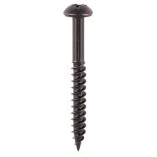 TIMCO Blackjax Pozi Round Head Wood Screws - 8 x 1 1/4