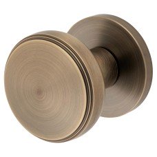 Jedo by Frelan Classic Mortice Door Knob - 60mm Rose Diameter - Antique Brass