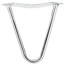 Exel Hairpin Leg - 2 Pin - 150mm Height - Chrome - Pair