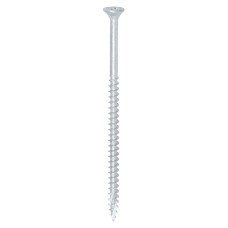 TIMCO C2 Exterior Pozi Countersunk Wood Screws - 5.0 x 100mm - Silver Organic - Pack of 100