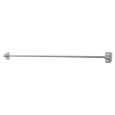 Exel Wardrobe Door Belt / Tie Rail - 380 x 30 x 21mm - Satin Chrome