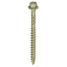 TIMCO Timber Frame Screws Hex Head - 6.7 x 75mm - Green - Pack of 50