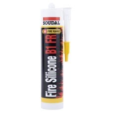 Soudal Fire Silicone B1 FR - 310ml - White Soudal Fire Silicone B1 FR - 310ml - White