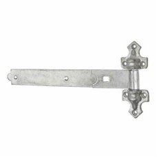 Light Duty Reversible Hook & Band Gate Hinge - 350 x 45mm - Galvanised - Pair