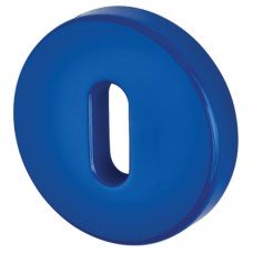 Hoppe AR600/26 Nylon Escutcheon - 52mm Diameter - Keyhole - Cobalt Blue - Pair