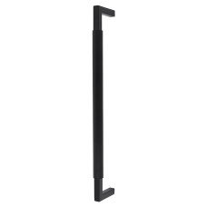 Hampstead Lines 25mm D-Bar Door Pull Handle - Bolt Fix - 450mm Centres - Matt Black