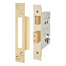Hampstead Architectural Euro Profile Sashlock - 78mm Case - 57mm Backset - PVD Brass