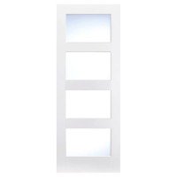 LPD Shaker 4 Light Clear Glazed Primed S...