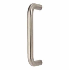 Exel 16mm D-Bar Door Pull Handle - Bolt Fix - 152mm Centres - Satin Stainless Steel
