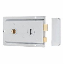 Exel Flanged Rim Sashlock - 155 x 105mm - Polished Chrome Exel Flanged Rim Sashlock - 155 x 105mm - Polished Chrome