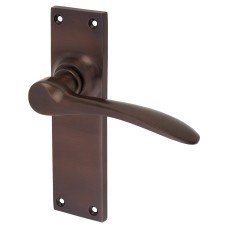 Hampstead Antique Bronze Latch Door Handle - Buckingham Range - 152 x 41mm