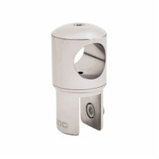 Intermediate Support With 360° Swivel - 6-12mm Glass - Polished Stainless Steel