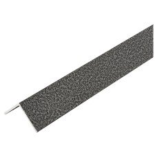 Rothley 2500mm Aluminium Angle - Equal Sided - 23.5 x 23.5 x 1mm - Pewter Effect