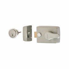 Arrone AR840 Deadlocking Nightlatch - 60mm Backset - Satin Chrome Case/Cylinder Arrone AR840 Deadlocking Nightlatch - 60mm Backset - Satin Chrome Case/Cylinder