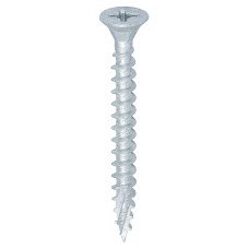 TIMCO C2 Exterior Pozi Countersunk Wood Screws - 5.0 x 50mm - Silver Organic - Pack of 200