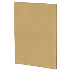 Jumbo Repair Escutcheon - 65.5 x 47.6mm - Blank - Polished Brass