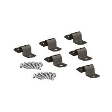 elfa Twin Slot Shelving System - Double-Sided Shelf Joiner - Graphite - Pack 6