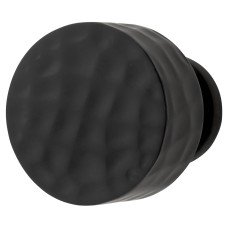 Hampstead Kendal Hammered Round Cabinet Knob - 30mm Diameter - Matt Black Hampstead Kendal Hammered Round Cabinet Knob - 30mm Diameter - Matt Black