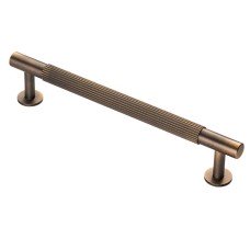 Carlisle Brass 12.5mm Lines T-Bar Cabinet Pull Handle - 160mm Centres - Antique Brass