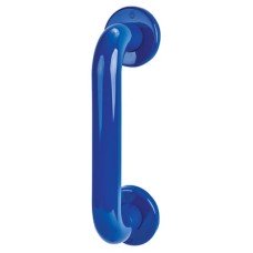 Hoppe AR602/220 Nylon D-Bar Door Pull Handle on Rose - Screw Fix - 220mm c/c - Cobalt Blue