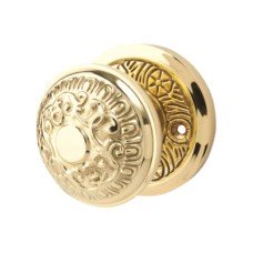 Heritage Brass by M Marcus Aydon Mortice Door Knob - 69mm Rose Diameter - Polished Brass