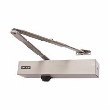 Briton 2130BC Fire Door Closer - Power Size 2-6 - Push/Pull Mounting - Silver Arm/Cover