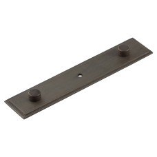 Frelan Hoxton Rushton Cabinet Knob Backplate Only - 140 x 30mm - Dark Bronze