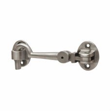 Hampstead Heavy Duty Cabin Hook & Eye - 75mm Length - Satin Nickel Hampstead Heavy Duty Cabin Hook & Eye - 75mm Length - Satin Nickel