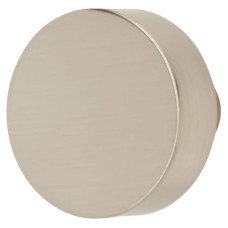 Exel Rye Round Cabinet Knob - 30mm Diameter - Satin Nickel