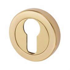 Hampstead Escutcheon - 48mm Diameter - Euro - Polished Brass