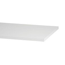 elfa Twin Slot Shelving System - White Edged Melamine Board/Shelf - 1200 x 500 x 19mm - White