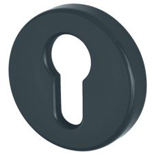 Hoppe AR600/27 Nylon Escutcheon - 52mm Diameter - Euro - Anthracite Grey - Pair