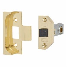 UNION 2650 Rebated Tubular Latch - 80mm Case - 57mm Backset - Polished Brass