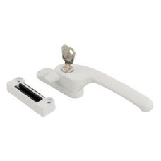 Fab & Fix Guru Breakseal Locking Casement Window Fastener - Right Hand - White