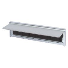 Stormguard Internal Letter Box Draught Seal With Flap - 292 x 75mm - Matt Aluminium Stormguard Internal Letter Box Draught Seal With Flap - 292 x 75mm - Matt Aluminium