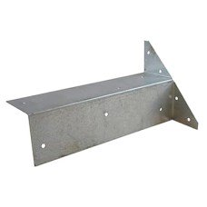 TIMCO Fence Panel Arris Rail Bracket - 300 x 65mm - Galvanised