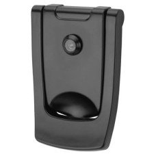 Hoppe AR725K Designer Door Knocker with viewer - 110 x 74mm - Black