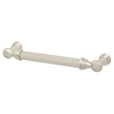 Exel Whitby Lines 10mm T-Bar Cabinet Pull Handle - 128mm Centres - Satin Nickel