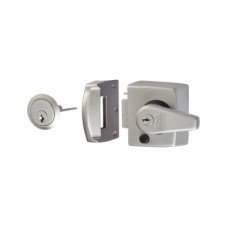 ERA Double Locking Nightlatch - 40mm Backset - Satin Chrome Case/Cylinder ERA Double Locking Nightlatch - 40mm Backset - Satin Chrome Case/Cylinder