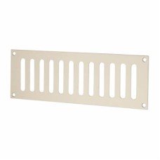 Exel Plain Slotted Vent - 229 x 76mm - 4085mm² Free Air Flow - Polished Stainless Steel