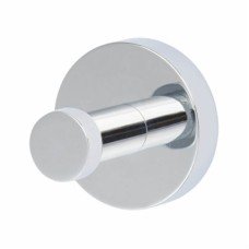 Croydex Epsom Flexi-Fix Single Robe & Towel Hook - 50.5 x 54 x 54mm - Polished Chrome