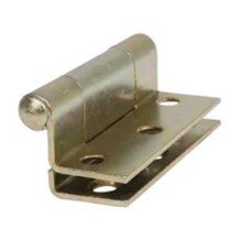 Storm Proof Casement Wide Flush Gap Window Hinge - 63mm Length - Yellow Zinc Passivated - Pair