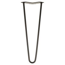 Exel Hairpin Leg - 2 Pin - 400mm Height - Black - Pair