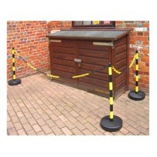 Post & Base - Yellow/Black - Pack of 2 Post & Base - Yellow/Black - Pack of 2