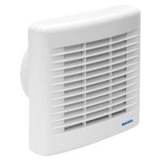 Vent Axia Basic BAS150P Axial Bathroom Extractor Fan with Pull Cord - White